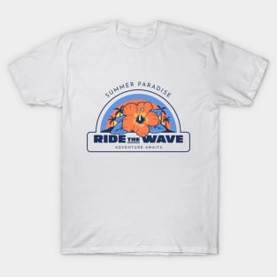 Ride The Wave Surfing T-Shirt